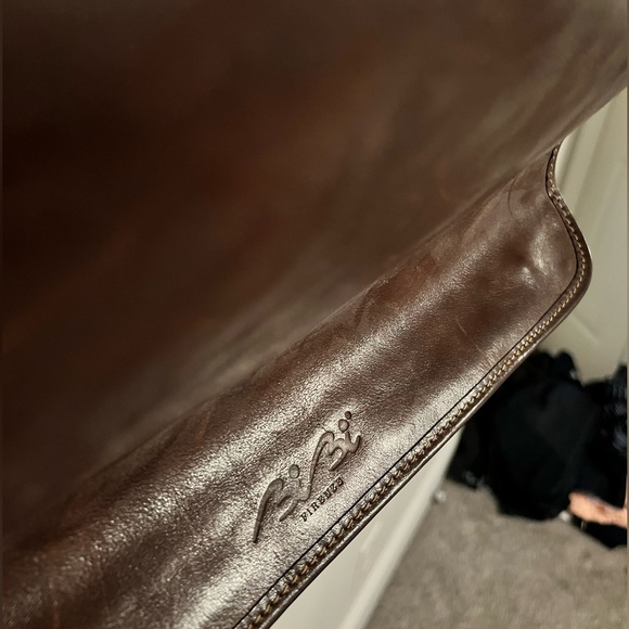 Italian Leather Messenger Bag - Picture 3 of 14